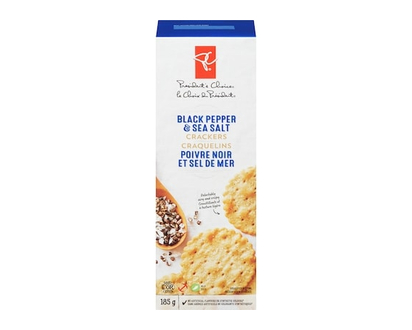 le Choix du Président Craquelins poivre noir et sel de mer - 185.0 G