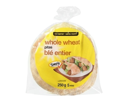 No Name Whole Wheat Pitas - 250.0 G