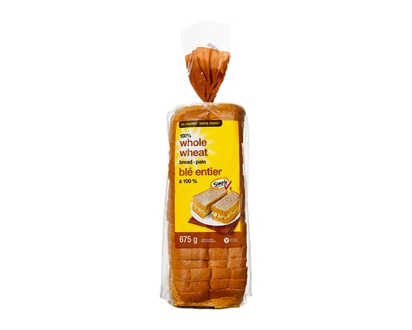 No Name 100% Whole Wheat Bread - 675.0 G