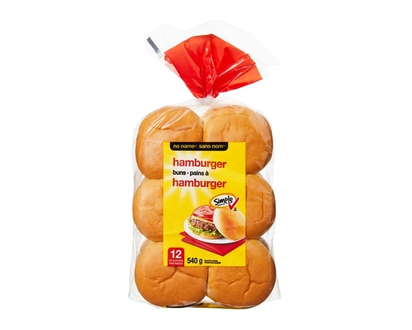 No Name Hamburger Buns - 540.0 G