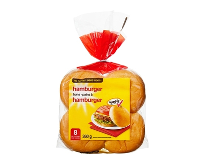 No Name Hamburger Buns - 360.0 G