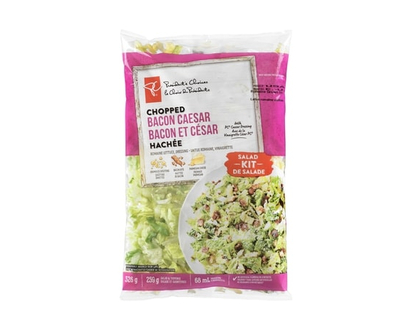 President's Choice Bacon Caesar Chop Salad Kit - 326.0 G