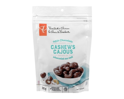 President's Choice Milk Chocolate Cashews - 250.0 G