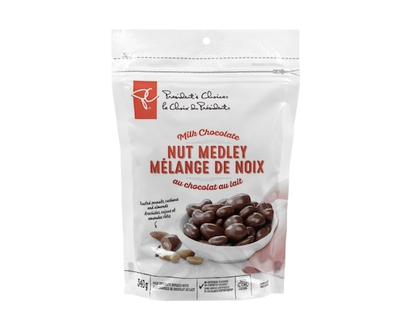 President's Choice Milk Chocolate Mixed Nuts - 340.0 G