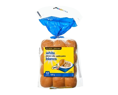 No Name White Dinner Roll - 420.0 G