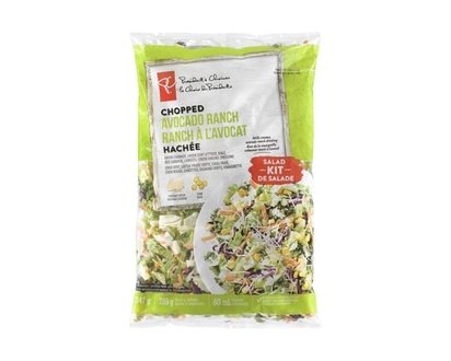 le Choix du Président Kit de salade hachée ranch à l’avocat - 347.0 G