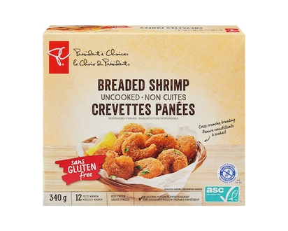 le Choix du Président Crevettes panées sans gluten - 340.0 G