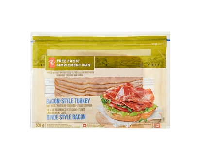 President's Choice Free From Bacon Style Turkey - 300.0 G
