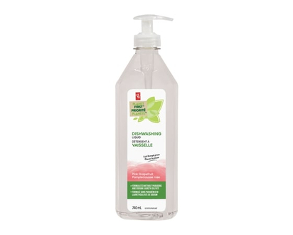 President's Choice Dishwashing Liquid, Pink Grapefruit - 740.0 ML