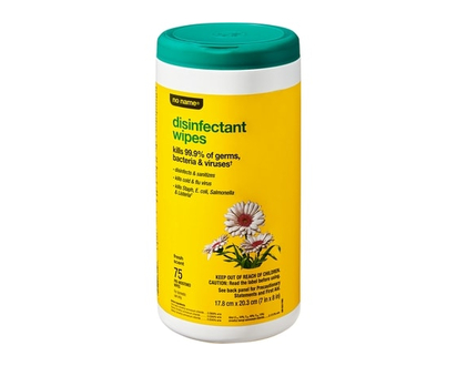No Name Fresh Scent Disinfectant Wipes - 75.0 EA