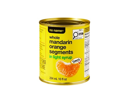 No Name Mandarin Orange in Light Syrup - 284.0 ML