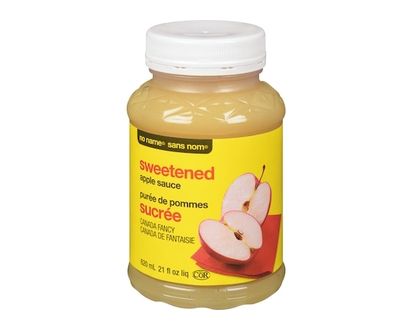 No Name Sweetened Apple Sauce - 620.0 ML