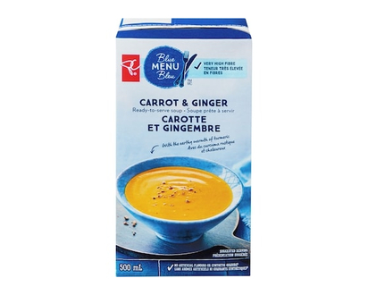 PC Blue Menu Carrot and Ginger Ready-to-Serve Soup - 500.0 ML