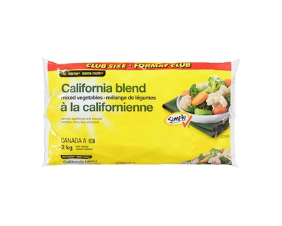 Sans Nom Mélange de légumes à la californienne - 2.0 KG