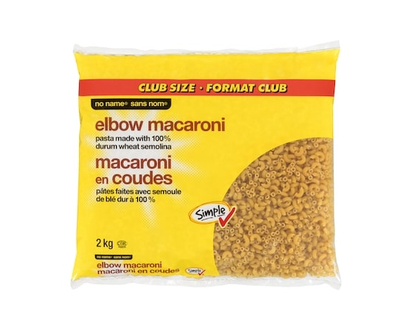 No Name Elbow Macaroni Pasta - 2.0 KG