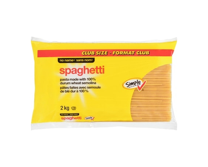 No Name Spaghetti Pasta - 2.0 KG