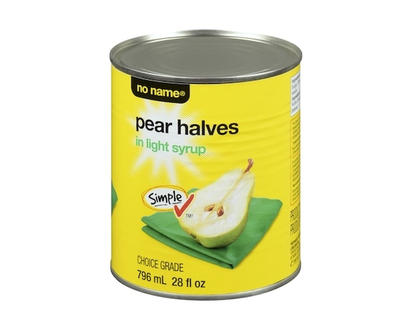 No Name Pear Halves in Light Syrup - 796.0 ML