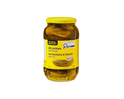 Sans Nom Cornichons à l’aneth avec ail - 1.0 L