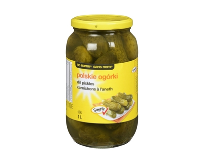 No Name Polskie Ogà³rki Dill Pickles - 1.0 L