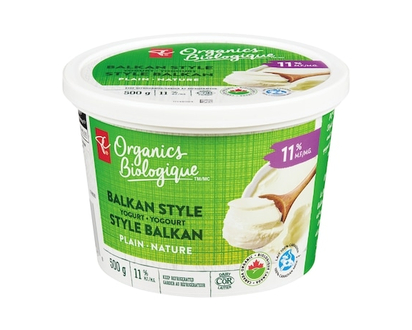 PC Organics Balkan Style Yogurt Plain 11 % M.F. - 500.0 G