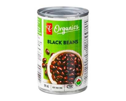 PC Organics Black Beans - 398.0 ML