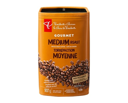 le Choix du Président Café en grains de torréfaction moyenne Gourmet - 907.0 G