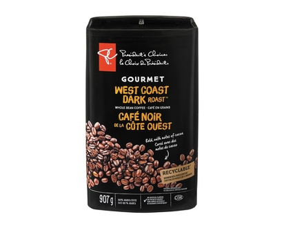 le Choix du Président Café en grains Café noir de la Côte Ouest Gourmet - 907.0 G
