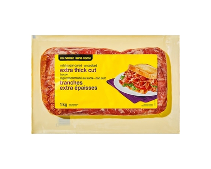 No Name Extra Thick Cut Bacon - 1.0 KG