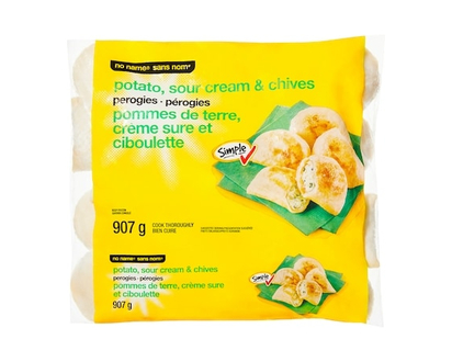 No Name Potatoes, Sour Cream & Chives Perogies - 907.0 G