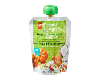 PC Organics Pumpkin, Carrot and Apple Baby Food - 128.0 G