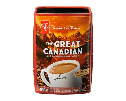 le Choix du Président Café torréfaction blonde à moyenne à mouture fine À saveur du pays - 930.0 G
