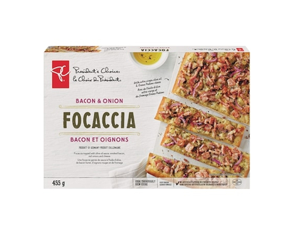 President's Choice Bacon and Onion Focaccia - 455.0 G