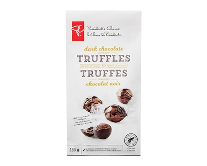 President's Choice Dark Chocolate Truffles - 155.0 G