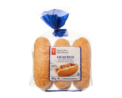 President's Choice Gigantico Sausage Buns - 432.0 G