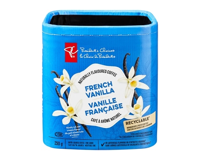 President's Choice French Vanilla Naturally Flavoured Fine Grind Coffee - 250.0 G
