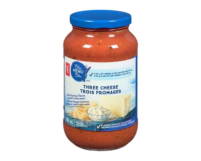 PC Blue Menu Three Cheese Pasta Sauce - 700.0 ML