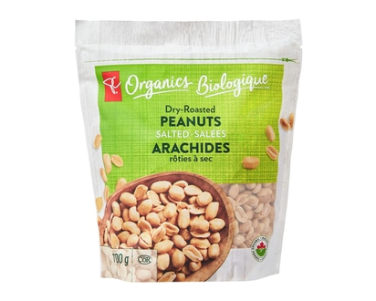 PC Organics Dry-Roasted Peanuts, Salted - 700.0 G