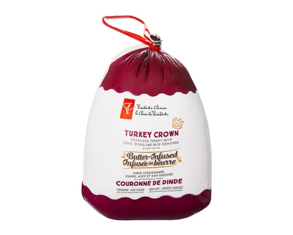 le Choix du Président La couronne de dinde infusée au beurre surgelée - 2.5 KG
