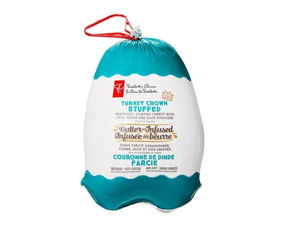 President's Choice Butter-Infused Stuffed Turkey Crown, Frozen - 3.0 KG