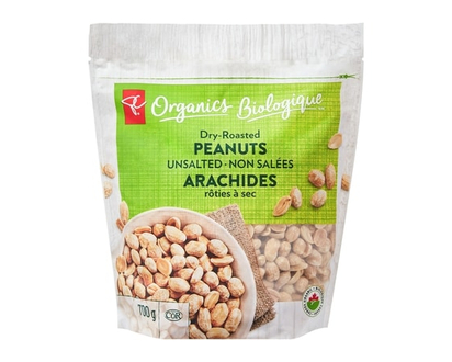 PC Organics Dry-Roasted Peanuts, Unsalted - 700.0 G