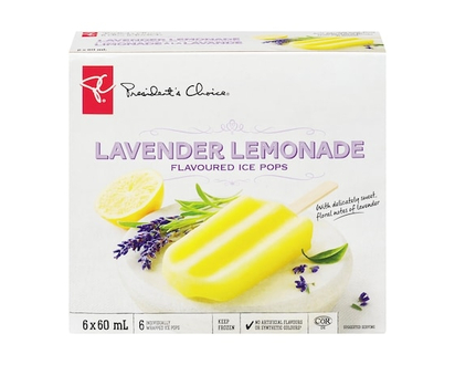 le Choix du Président Pops glacés aromatisés limonade à la lavande - 60.0 ML