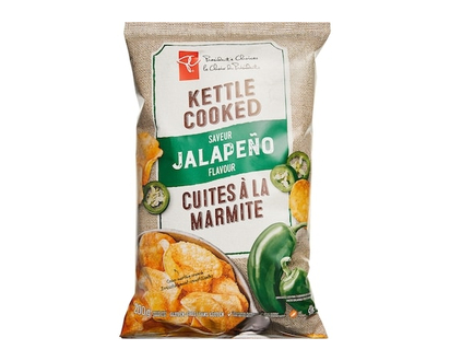 le Choix du Président Croustilles cuites à la marmite à saveur de jalapeno - 200.0 G