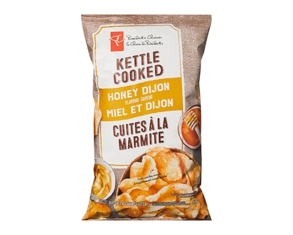 le Choix du Président Croustilles cuites à la marmite à saveur de miel et Dijon - 200.0 G