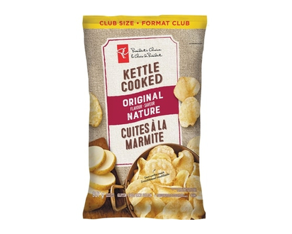 le Choix du Président Croustilles cuites à la marmite originales, format club - 907.0 G