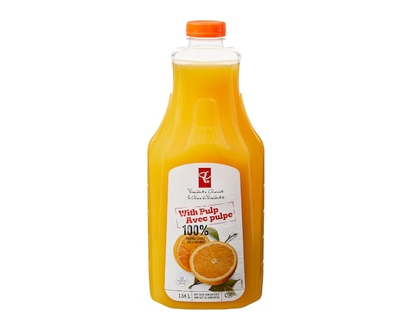 President's Choice Orange Juice with Pulp - 1.54 L