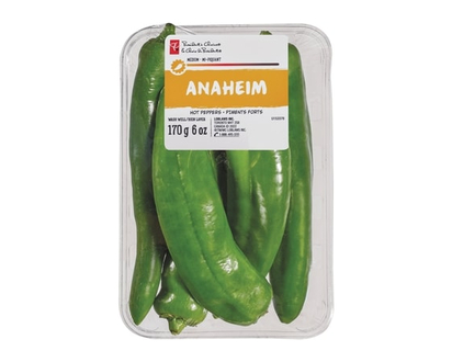 Anaheim Hot Peppers - 170.0 G