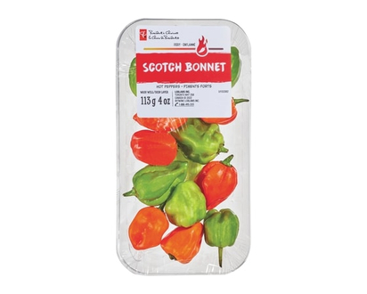 President's Choice Scotch Bonnet Hot Peppers - 113.0 G