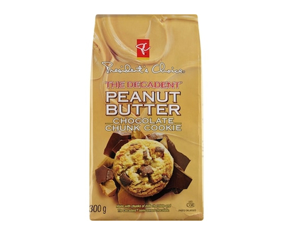 President's Choice The Decadent Peanut Butter Chunk Cookies - 300.0 G