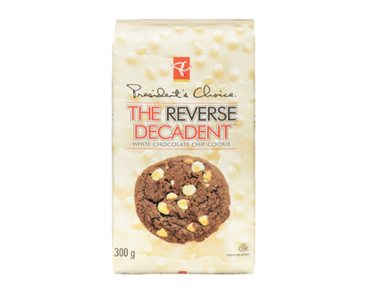 le Choix du Président Biscuits aux brisures de chocolat blanc Le Décadent inverse - 300.0 G