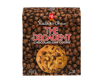 President's Choice The Decadent Chocolate Chip Cookie - 500.0 G